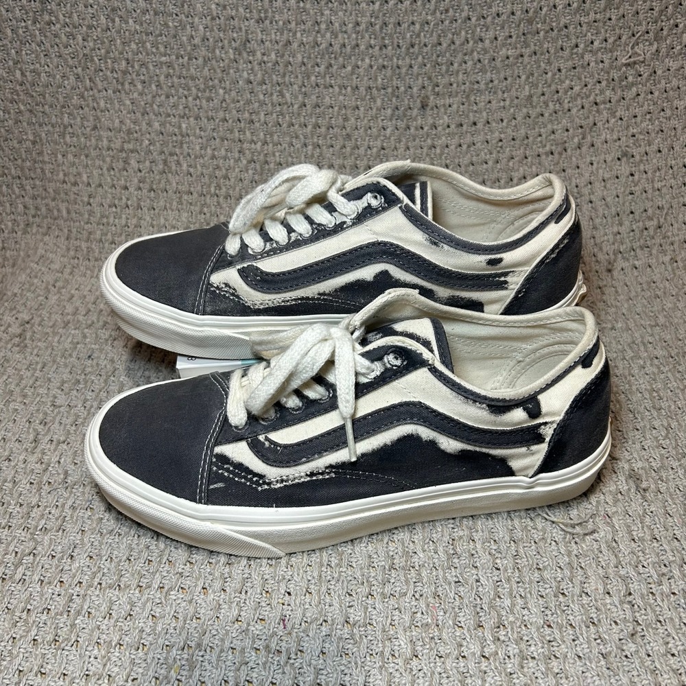 Vans Old Skool Tapered Eco Theory Asphalt Natural Sneakers Mens 7 Womens 8.5